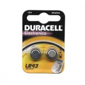 2 Pile LR43 Duracell 1,5V alcalina (#26)