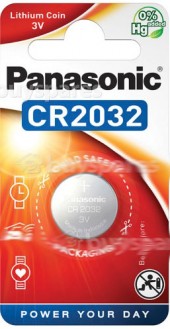 OFFERTA SET LOTTO 120 pile CR2032 PANASONIC 3v litio bottone (#166D)