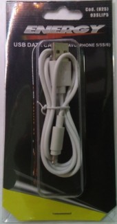 CAVO Iphone 4,5,6 1,5M cavo bianco lighting / usb #825 COD.93SLIP5