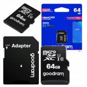 memoria MICRO-SD 64GB usb3.0 goodram  ART. #809L