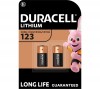 2 PILA DL 123 A Duracell litio 3V #50A