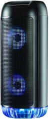 cassa RADIO BLUETOOTH KARAOKE CON ALTOPARLANTE MEMORYCARD CON LUCI "Force" Rebeltec400 #X1B