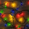 luce natale 8M 100 LEDS FORMA PIGNA 3,6W RGB COLOURS +3M CAVO AC230V "Force" #X3J
