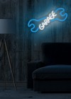 LUCE LED Signal Art GARAGE BLUE WHITE USB DIMMER "Force" #X75F