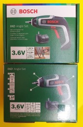 AVVITATORE compatto BOSCH ricar. LI-ION 3,6V CON KIT ANGOLARE coppia 5,5Nm #X81G