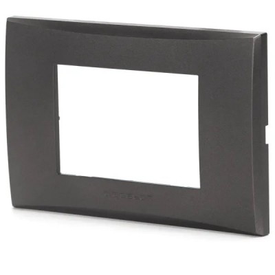 CORNICE PLACCA 3 MODULI  SERIE CIVILE AVP *compatibile P-l-a-n-a #291/