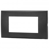 CORNICE PLACCA 4 MODULI SERIE CIVILE AVP *compatibile P-l-a-n-a#291Q