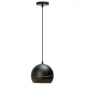 FARETTO E27 PENDENTE AC230/250V MAX40W PER INTERNI NERO #X92G