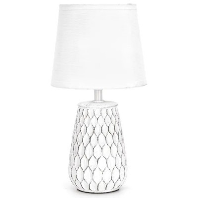 LAMPADA LUCE DA TAVOLO E14 MAX40W VASO CERAMICA AC230/250V PER INTERNI #X97G