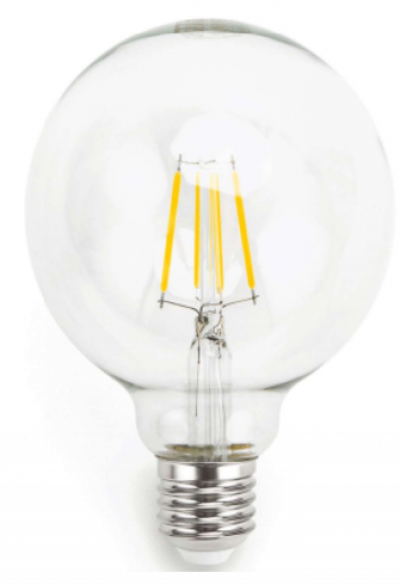 LAMPADA E27 GLOBO G95 20W FILOLED 2700k TRASP #X52I