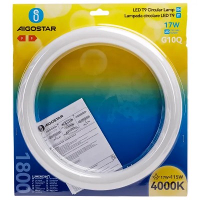 CIRCOLINA LED T9 17W 298x30mm 4000k 1800lm AC230V Aigo #X96H