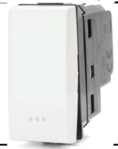 INVERTITORE SINGOLO incasso serie civile AC230V a parete ABM AIGO compatibile Btic Matix #X82H