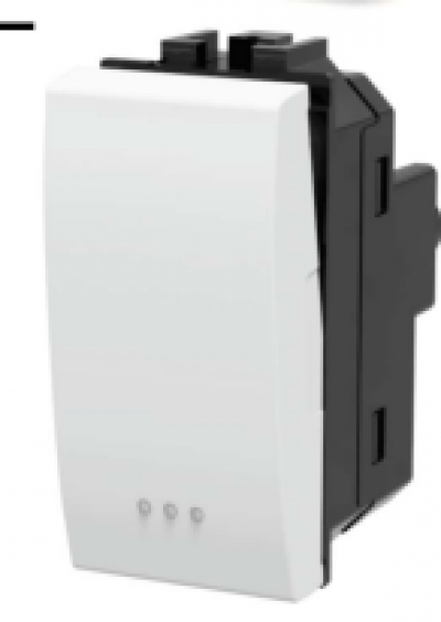 INVERTITORE  UNIPOLARE incasso serie civile AC230V a parete ABL AIGO compatibile Btic Living #X75H