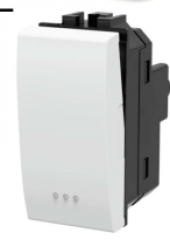 INVERTITORE  UNIPOLARE incasso serie civile AC230V a parete ABL AIGO compatibile Btic Living #X75H