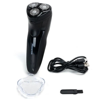 RASOIO 3 testine Aigo AC230V 5W RICARICABILE 500mAh #X87H