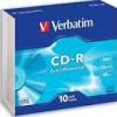 100 INSERTI CD-R VERBATIN + 100 CUSTODIE SLIM/BOX (#805A)