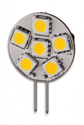 LAMPADA LED G4 1,5W TONDA W BIANCO FREDDO 5000/5500k ROTONDA (#358A cod.73G41.5WT)