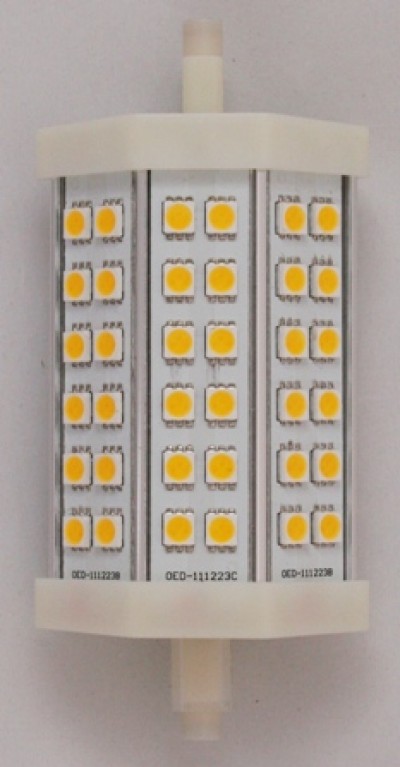 LAMPADA LED R7S 118MM 11W WW BIANCO CALDO (#408 COD.73R7S11811WW)