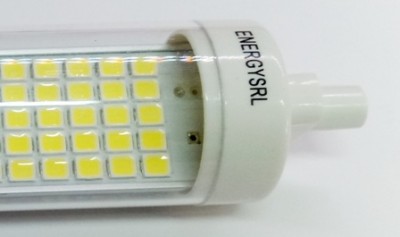 LAMPADA LED AC230V R7S 78MM 5W WW BIANCO CALDO 3000K ALLUMINIO (#424B)