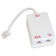 FILTRO ADSL SPLITTER RJS CON FILO (#301B COD.68FILTROADSL2)