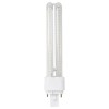 lampada G24 led 15W 6400k 2 tubi trasparente 16CM lunghezza totale (#388B)