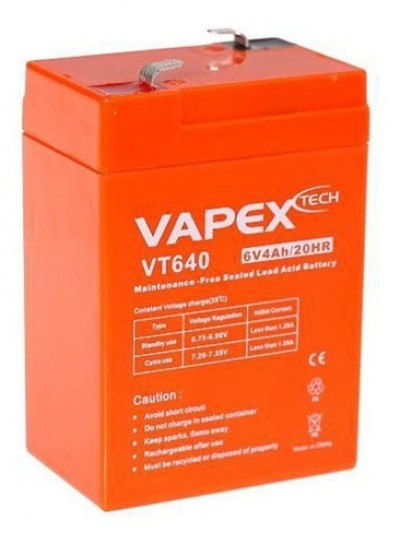 PILA PIOMBO 6V 4AH VAPEX ( #211A )