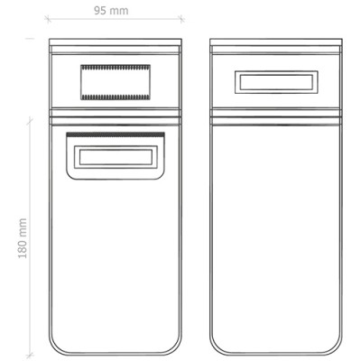 BUSTA IMPERMEABILE PORTA CELLULARE SMARTPHONE FINO A 4/6" PROTEGGE DA UMIDITA' SABBIA, FANGO... CON TRACOLLA (808A)
