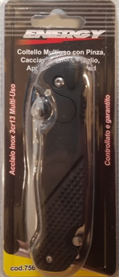 COLTELLINO MULTIUSO ACCESSORI - ACCIAIO ALTA QUALITA' #756C