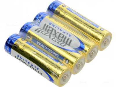 4 STILO AA LR6 B4 MAXELL 1,5V ALCALINA shrink termoavvolgente 4 pile #68E