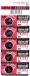 5 PILE BOTTONE CR2025 MAXELL 3V LITIO #165E 115165E
