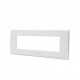 CORNICE PLACCA 7 POSTI MODULI SERIE CIVILE AVP *compatibile P-l-a-n-a#291T