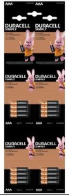 16 MINISTILO AAA 2400 DURACELL SIMPLY ALCALINE 1,5V (#8D)