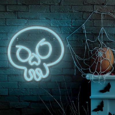 LUCE LED Signal Art WALL SKULL USB DIMMER "Force" rtv100293 #X1Y