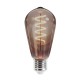 LAMPADA E27 forma st64 FILOLED RETRO' 4W 2000k 250lm Smoked Forever "Force" #X55F