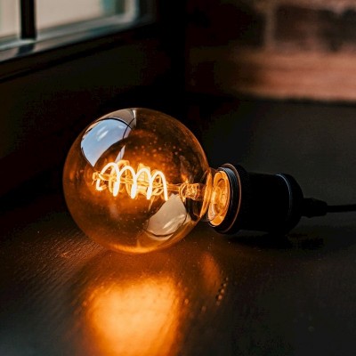 LAMPADA E27 goccia g95 FILOLED RETRO' 4W 2000k 250lm smoked Forever "Force" #X57F