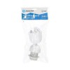 PORTALAMPADA E27 PASSAFILO 0,5M Bianco AC230V #X55B