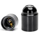 PORTALAMPADA E27 PASSAFILO NERO AC230V #X66G