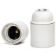 PORTALAMPADA E27 PASSAFILO BIANCO AC230V #X67G