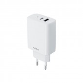 CARICA PILE presa TYPE-C e presa USB "A" 30W AC230V #X58G