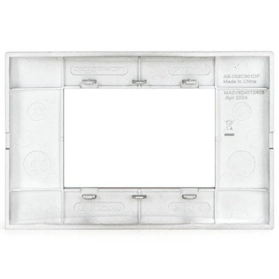 CORNICE PLACCA 3 MODULI  SERIE CIVILE AVP *compatibile P-l-a-n-a #291/