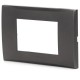 CORNICE PLACCA 3 MODULI  SERIE CIVILE AVP *compatibile P-l-a-n-a #291/