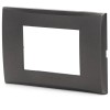CORNICE PLACCA 3 MODULI  SERIE CIVILE AVP *compatibile P-l-a-n-a #291/