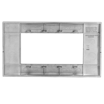 CORNICE PLACCA 4 MODULI SERIE CIVILE AVP *compatibile P-l-a-n-a#291Q