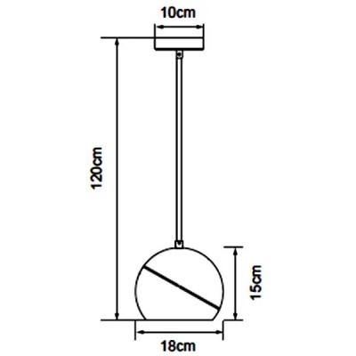 FARETTO E27 PENDENTE AC230/250V MAX40W PER INTERNI NERO #X92G