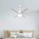 VENTILATORE DA SOFFITTO SBATTIARIA 8 PALE CON LUCE LED 6 VEL. "Aigo" #85G