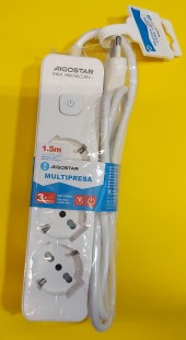 MULTIPRESA n.3 10/16/SCHUKO con interruttore AC230V 3680W MAX 5SL3003 Lif381030203E Aig1Y1P3H3BPD #257