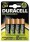 4 PILE STILO AA RICARICABILI DURACELL 1300MAH NIMH (#61 121061)
