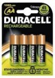 4 PILE STILO AA RICARICABILI DURACELL 1300MAH NIMH (#61 121061)