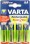 4 PILE STILO AA VARTA 2100MAH 1,2V NIMH RICARICABILI (#107A 122107A)